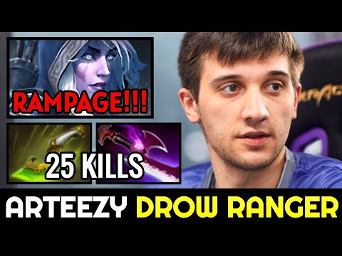 ARTEEZY RAMPAGE with Swift Blink Drow Ranger — 25 Kills No Mercy