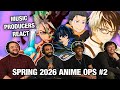 MUSIC PRODUCERS React To SPRING 2026 ANIME OPENINGS Pt 2