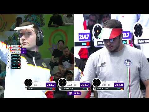 Highlights 10m Air Pistol Men Delhi IND - ISSF World Cup Final 2024