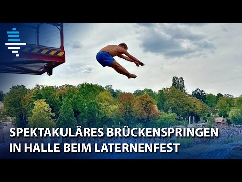 Laternenfest in Halle: Brückenspringen und Besucherrekord 2024