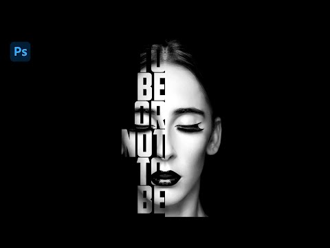 How to Create Text portrait Effect in Photoshop
