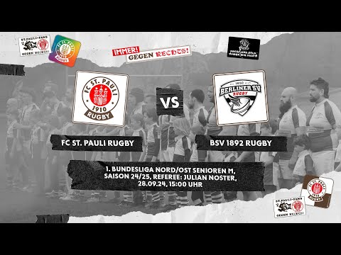 1 Bundesliga Nord/Ost FC St. Pauli vs BSV 1892 Rugby - 28.09.2024