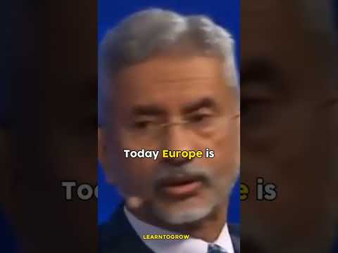 Europe cannot be trusted by Asia - Dr S Jaishankar 😎😎 | #shorts