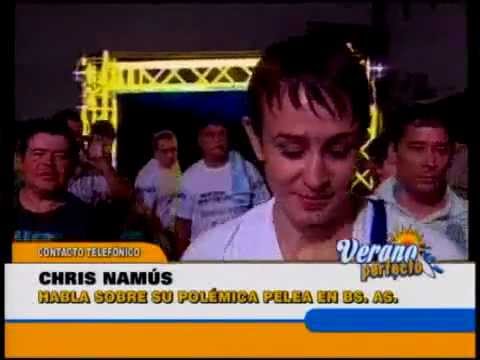 CHRIS NAMUS HABLA EN TV - vs ALEGRE II