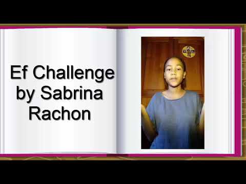Ef Challenge 2019 : Sabrina Rachon French Guiana
