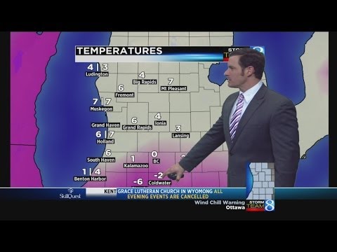 Storm Team 8 forecast - January 28, 2014 - Noon
