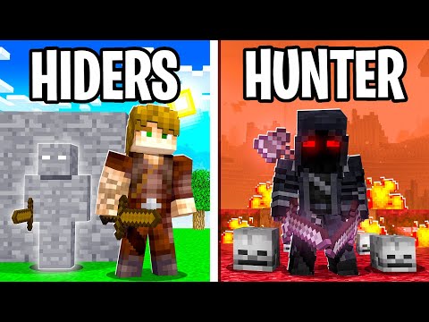 100 Players Simulate a Deadly Hide and Seek in Minecraft...