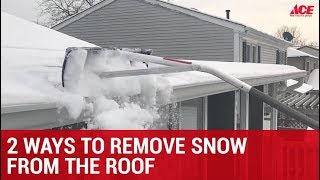 How To Remove Snow From A Roof - Ace Hardware