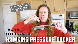 Hawkins Pressure Cooker Test // How to do a trial run for function and safety