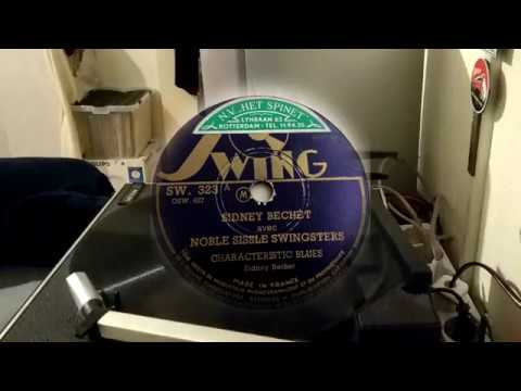 (1937) Characteristic Blues - Sidney Bechet avec Noble Sissle Swingsters