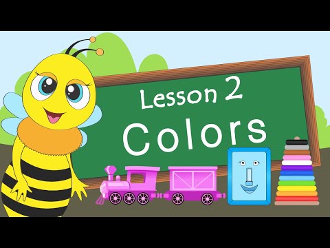 Colors. Lesson 2. Educational video for children (Early childhood development). Video