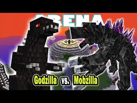 Minecraft Arena Battle Godzilla vs. Mobzilla