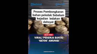 Download lagu VIDEO SEBELUM AMUNISI Meledak Viral! Pekerja di Garut Santai Getok Bom Kedaluarsa mp3
