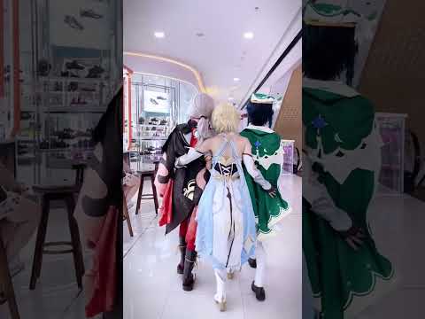 The good life of a traveler #cosplay #genshinImpact #genshin #venti #Kazuha #Lumine #genshincos