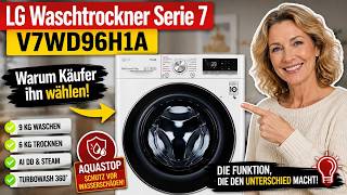 LG Waschtrockner Serie 7 Test | LG Electronics V7WD96H1A: Warum Käufer ihn wählen