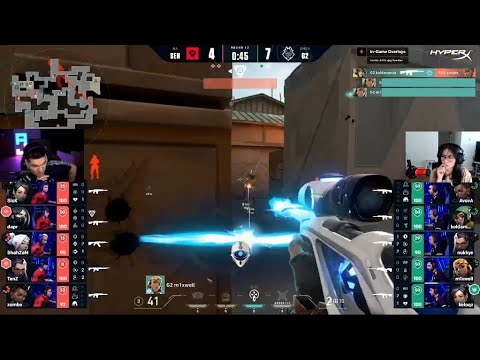 Kyedae reacts to G2 m1xwell sniper double kill