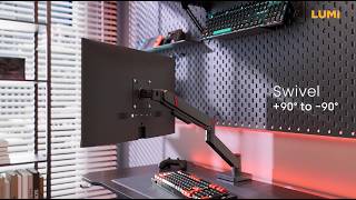 GeometricBlok Gaming Monitor Arms | LDT126 & LDT126E & LDA126 Series | LUMI