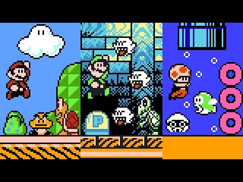 Super Mario Bros. 3Mix (NES) - SMB3 Rom Hack. ᴴᴰ