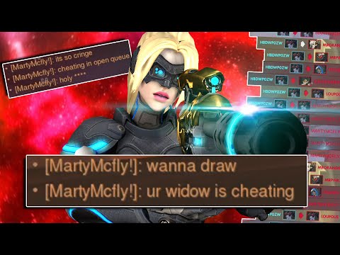 The ENEMY thought I was CHEATING when I doubled my sensitivity on Widowmaker - Overwatch