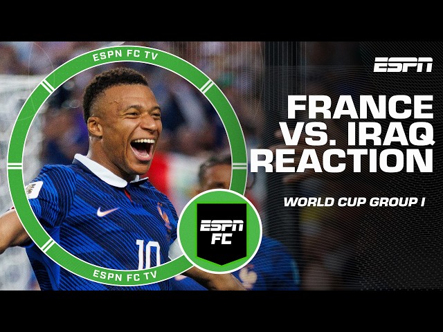 Reaction to Kylian Mbappe’s brace in France’s win vs. Iraq | ESPN FC