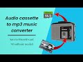 Ezcap234  Cassette tape music audio to mp3 converter, save to microSD card, no software required