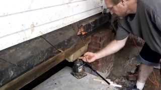 Leveling a House fix sinking Foundation Jacking Level Repair How to youtube video dummies
