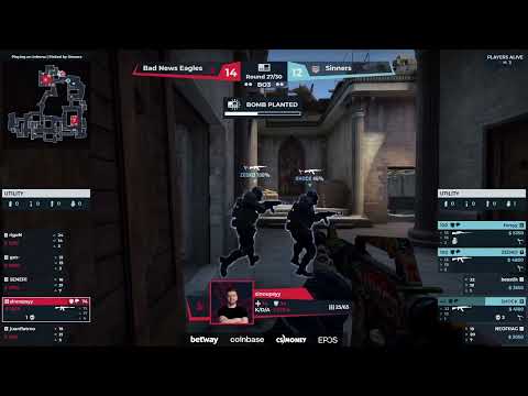 sinnopsyy clutch 1 vs 3 !! Bad News Eagles vs Sinners