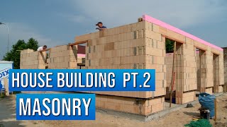 Building a House | part 2 Masonry | house construction documentary | German technology