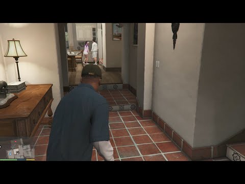 GTA 5 - Retreive the car from the house without alerting any family member | grand theft auto 5