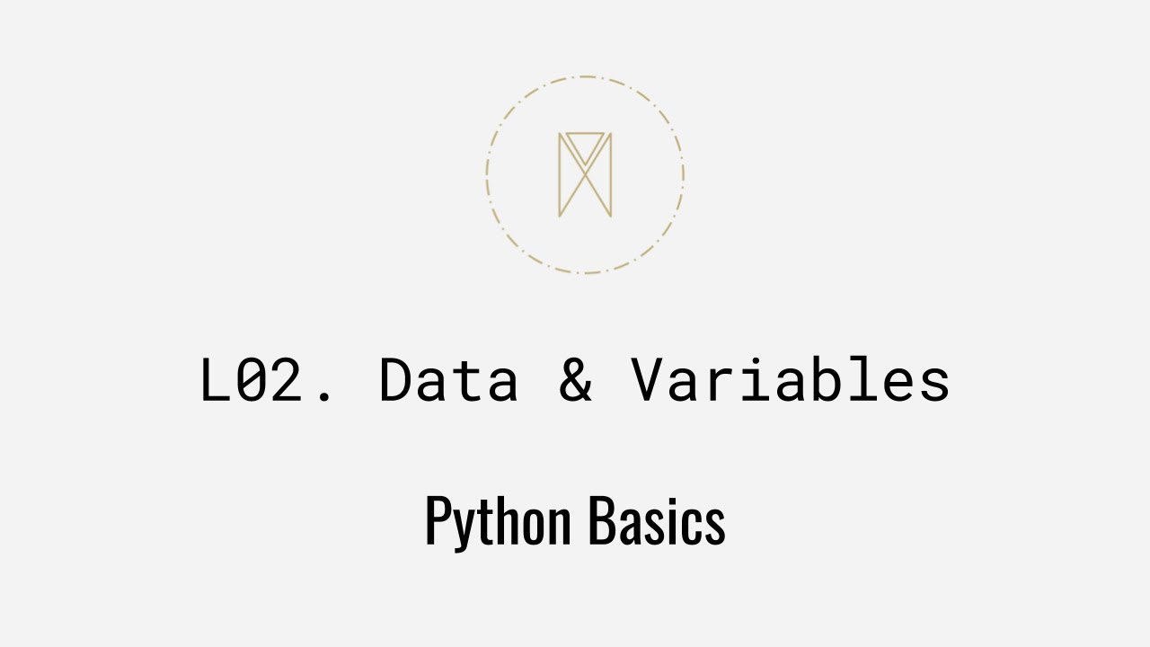 Data & Variables Worksheet | Python Basics U1L2
