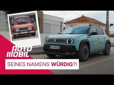 The new *RETRO* Renault 4 – STILL AS GOOD AS IT USED TO BE?! 🤔 | auto mobil