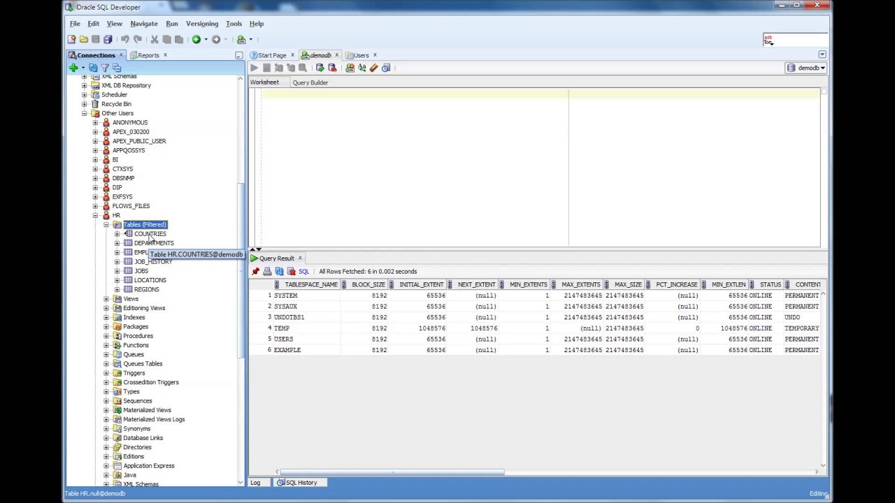 How to use DBA view in SQL Developer - Database Tutorial 54 - Oracle DBA Tutorial