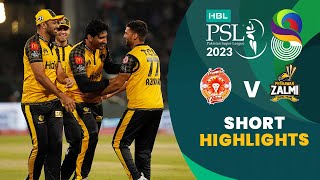 Short Highlights  Islamabad United vs Peshawar Zal