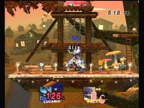 CoT5 - Singles Pools: Dank (Lucario) vs. Ally (Falco & Luigi) - SSBB - SSBB