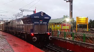 Download lagu Ajmer Garib Nawaz Express with BGKT WDP4B departing from Hubli railway station | Indian railways mp3