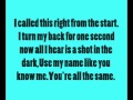 A Day To Remember- A Shot In The Dark Lyrics ...