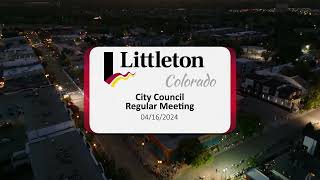 City Council Regular Meeting - 04/16/2024