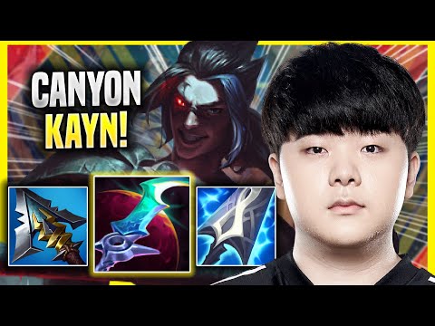 CANYON IS A GOD WITH KAYN! - DK Canyon Plays Kayn JUNGLE vs Talon! | Preseason 2022