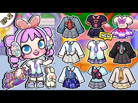 แต่งตัวชุดนักเรียนน่ารักๆ ไปกับพี่โพนี่และบุ๊บบิ๊บ EP.2 FREE STUDENT UNIFORM IN AVATAR WORLD