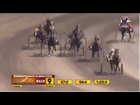 Tactical Landing - August 24, 2018 Meadowlands Race 09 Hambletonian 2018 Heat #2