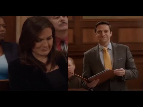 Barson - Law & Order SVU - 14x18 Pt.9 - Benson proud of Barba in court