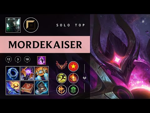 Mordekaiser Top vs Akali - VN Grandmaster Patch 26.03