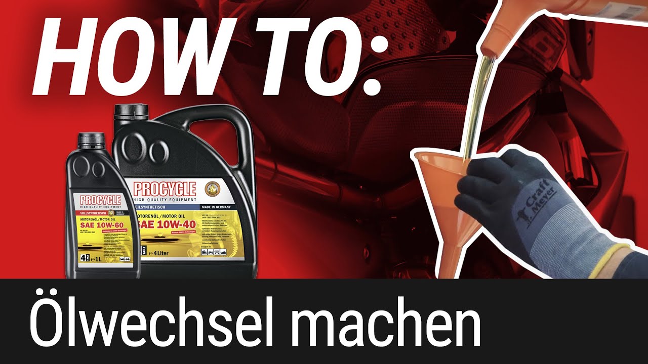 HOW TO: Ölwechsel am Motorrad