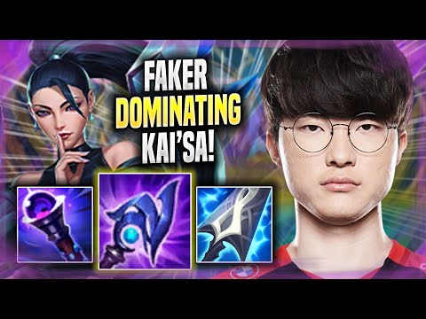 FAKER DOMINATING WITH KAI'SA! - T1 Faker Plays Kai'sa MID vs Viktor! | Season 2022