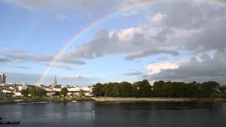 preview picture of video 'rainbow over Shannon, Athlone'