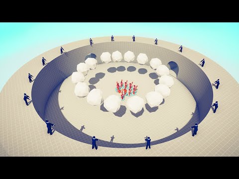 SNOWBALL (SNOW ROLLER) vs EVERY UNIT NO ESCAPE Part 1 | TABS - Totally Accurate Battle Simulator