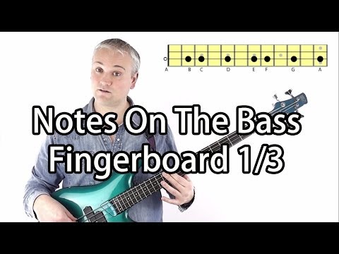How To Learn Notes On The Bass Guitar 1/3