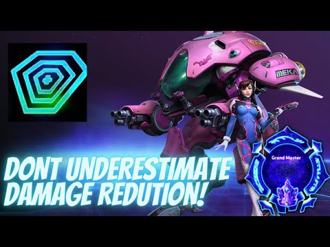 Dva Micro Missiles - DONT UNDERESTIMATE DAMAGE REDUCTION! - Grandmaster Storm League