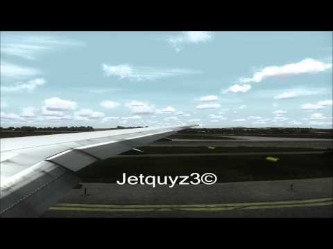 Austrian Boeing 777 Takeoff From Vienna Fs2004 (HD)