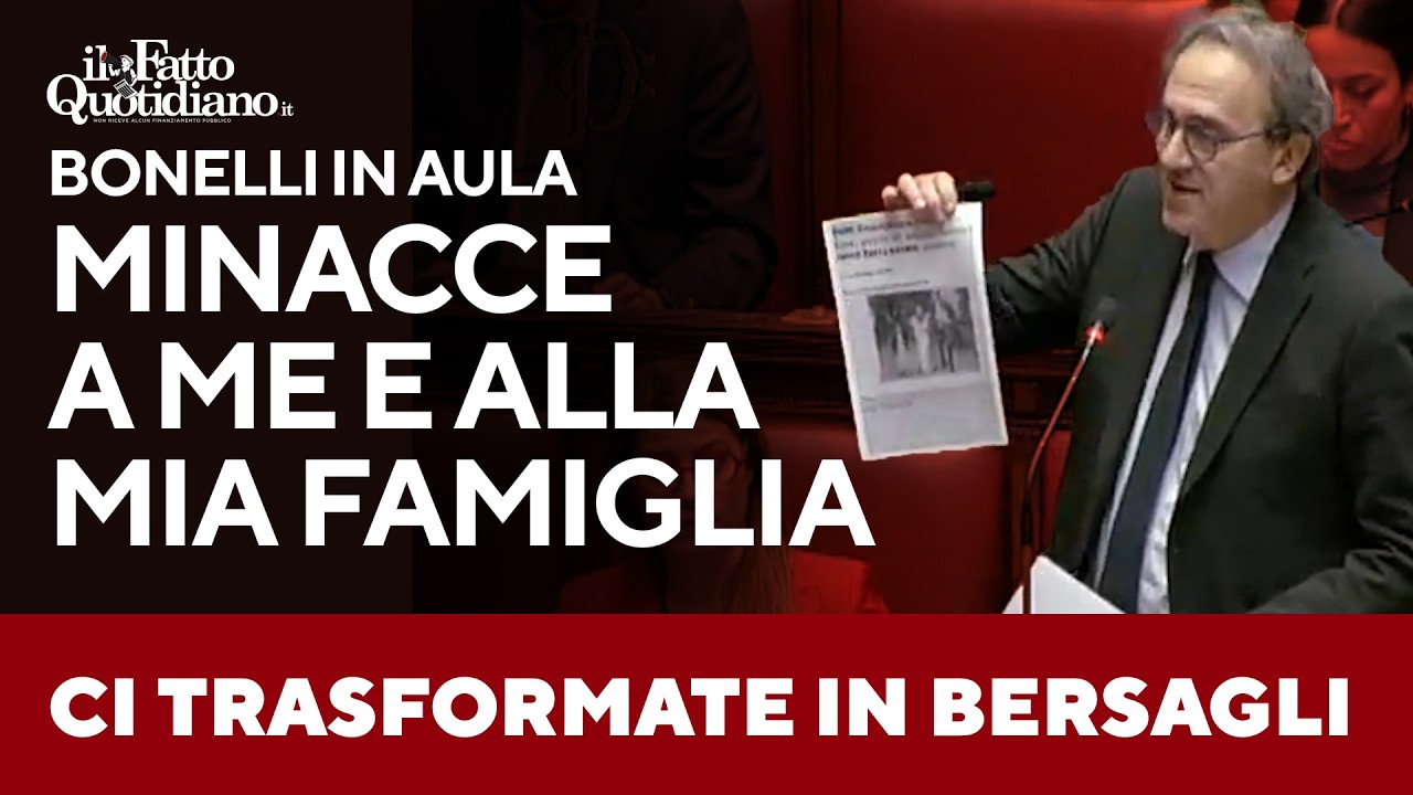 Bonelli legge in aula le minacce ricevute: "I vostri attacchi ci trasformano in bersagli"